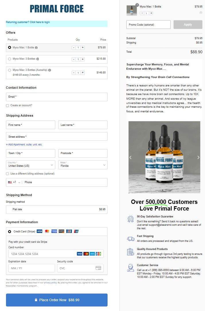 Myco Max official Website